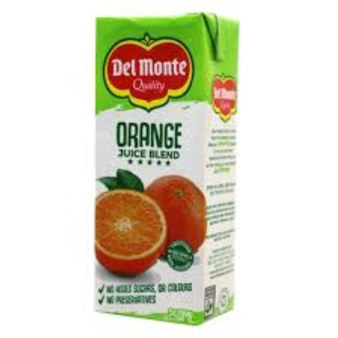 DELMONTE ORANGE JUICE 250ML(TETRA)